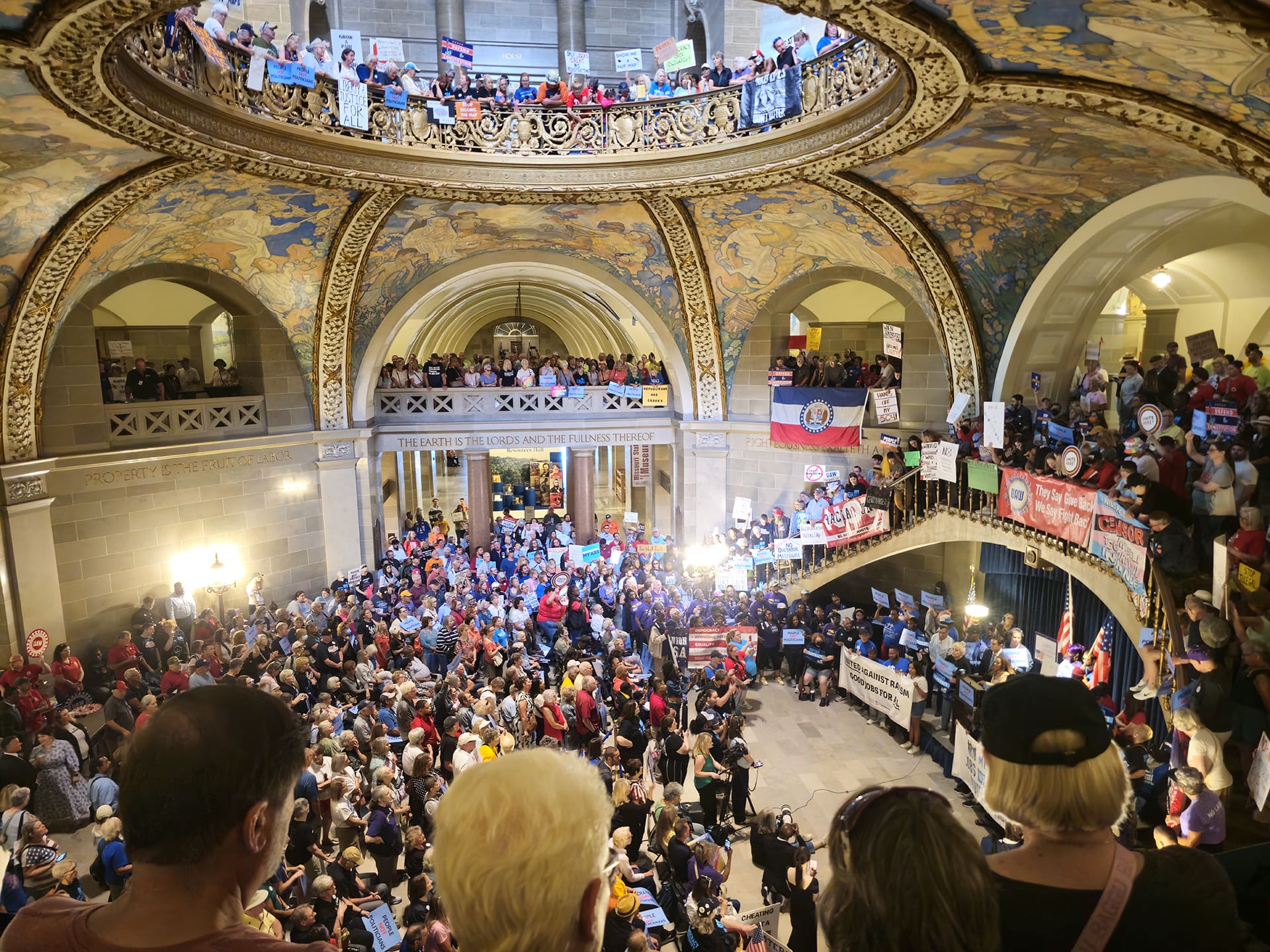 Jefferson City Sept Protest Capitol