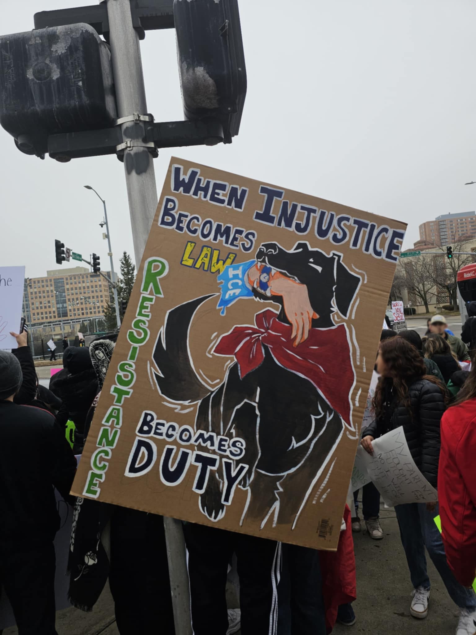 protest sign